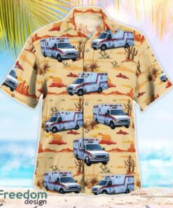 Sacaton, Arizona, Gila River EMS Beach Hawaiian Shirt Product Photo 3