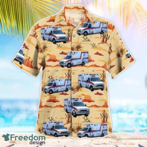 Sacaton, Arizona, Gila River EMS Beach Hawaiian Shirt Product Photo 3