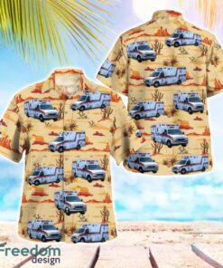 Sacaton, Arizona, Gila River EMS Beach Hawaiian Shirt Product Photo 1