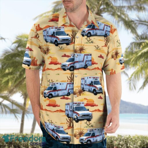 Sacaton, Arizona, Gila River EMS Beach Hawaiian Shirt Product Photo 4