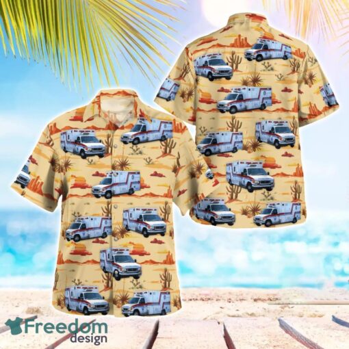 Sacaton, Arizona, Gila River EMS Beach Hawaiian Shirt Product Photo 1