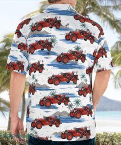 Salisbury, Maryland, Salisbury Fire Department Antique Fire Beach Hawaiian Shirt Product Photo 2