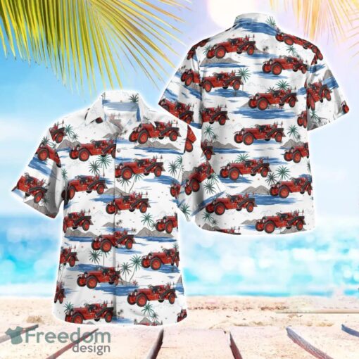 Salisbury, Maryland, Salisbury Fire Department Antique Fire Beach Hawaiian Shirt Product Photo 1