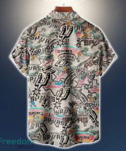 San Antonio Spurs Logo All Printed 3D Hawaiian Shirt For Fans NBA Hawaiian Shirt Product Photo 2