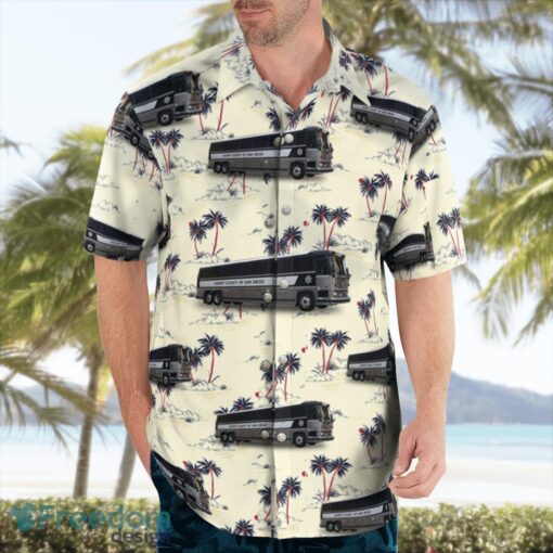 San Diego Sheriff Bus Hawaiian Shirt Beach Summer Gift Product Photo 2