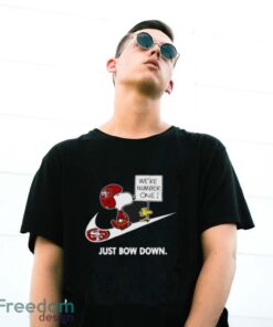 San Francisco 49ers Are Number One – Just Bow Down Snoopy Youth T-Shirt - G500 Gildan T-Shirt