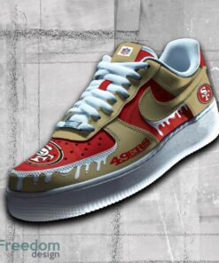 San Francisco 49ers NFL AF1 Shoes Trademark All Over Print Gift Air Force 1 Sneaker