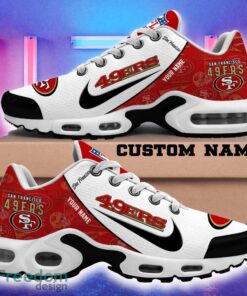 San Francisco 49ers NFL Air Cushion Sport Shoes New For Men Women Fans Custom Name - San Francisco 49ers Air Cushion Sports Shoes New_2