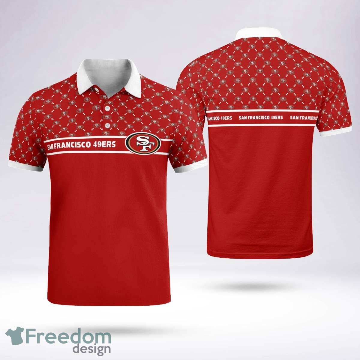 San Francisco 49ers Team Logo Polo Shirt New For Men Women Fans image San Francisco 49ers Team Logo Polo Shirt New For Men Women Fans - San Francisco 49ers Team Logo Polo Shirt New For Men Women Fans