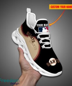 San Francisco Giants MLB Personalized Name Max Soul Shoes New Gift