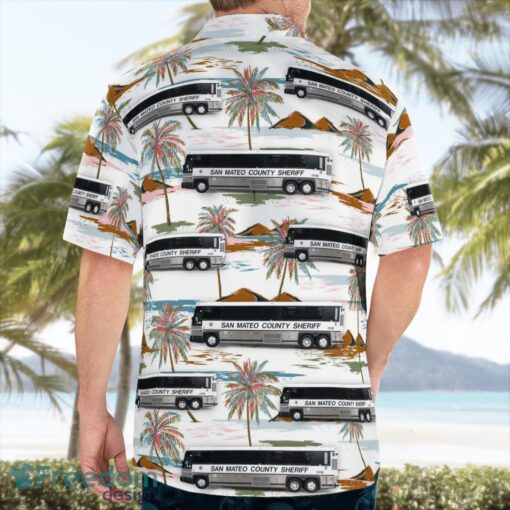 San Mateo County Sheriff Bus Beach Hawaiian Shirt Gift For Summer Holiday Product Photo 2