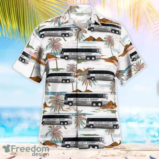 San Mateo County Sheriff Bus Beach Hawaiian Shirt Gift For Summer Holiday Product Photo 3