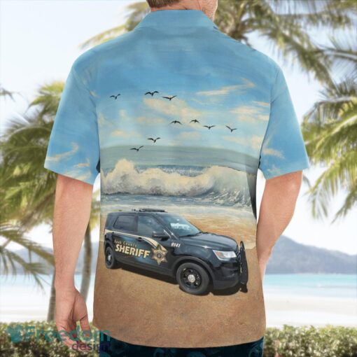 Sauk County, Wisconsin Sheriff Police Interceptor Utility Hawaiian Shirt Beach Summer Shirt Product Photo 2