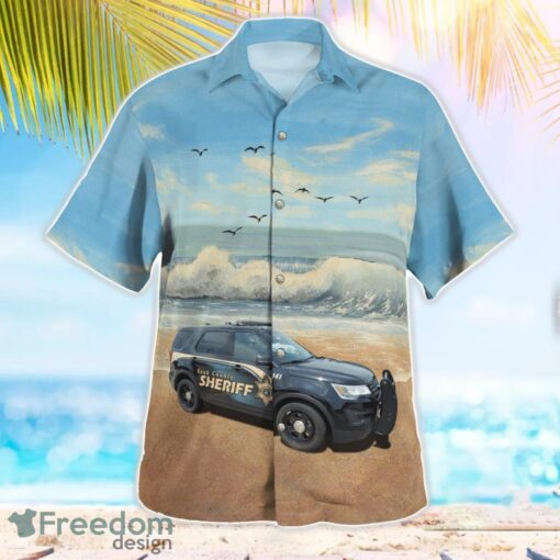 Sauk County, Wisconsin Sheriff Police Interceptor Utility Hawaiian Shirt Beach Summer Shirt Product Photo 3