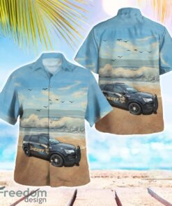 Sauk County, Wisconsin Sheriff Police Interceptor Utility Hawaiian Shirt Beach Summer Shirt