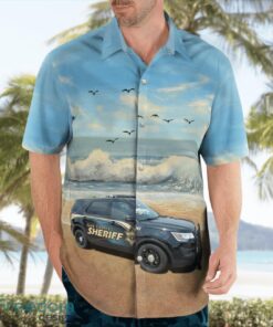 Sauk County, Wisconsin Sheriff Police Interceptor Utility Hawaiian Shirt Beach Summer Shirt Product Photo 4