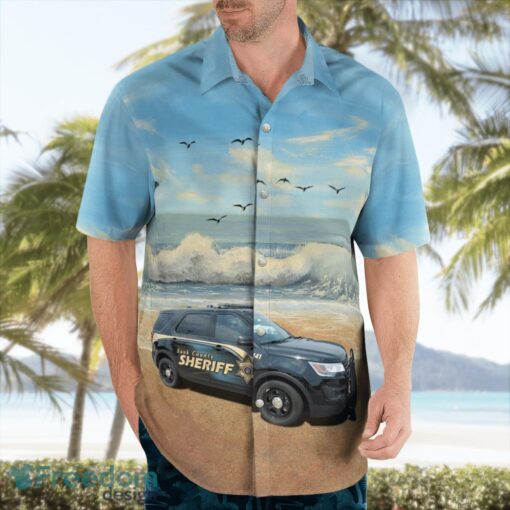 Sauk County, Wisconsin Sheriff Police Interceptor Utility Hawaiian Shirt Beach Summer Shirt Product Photo 4