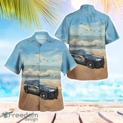 Sauk County, Wisconsin Sheriff Police Interceptor Utility Hawaiian Shirt Beach Summer Shirt Product Photo 1