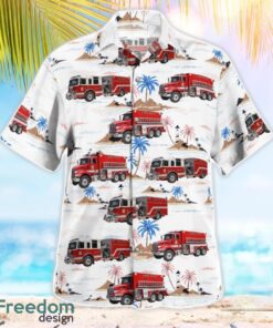 Schererville, Indiana, Lake Hills Fire Department Beach Hawaiian Shirt Product Photo 3