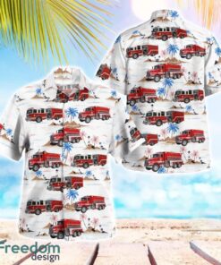 Schererville, Indiana, Lake Hills Fire Department Beach Hawaiian Shirt