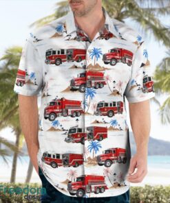 Schererville, Indiana, Lake Hills Fire Department Beach Hawaiian Shirt Product Photo 4