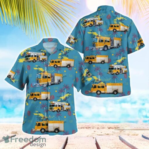 Schuyler Heights Fire Department Beach Hawaiian Shirt Gift For Summer Holiday Product Photo 1