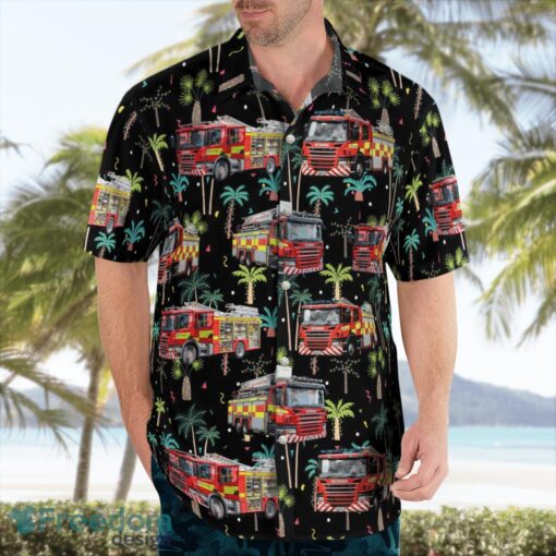 Scotland, Scottish Fire and Rescue Service Tropical 3D Hawaiian Shirt Gift For Summer Product Photo 2