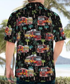 Scotland, Scottish Fire and Rescue Service Tropical 3D Hawaiian Shirt Gift For Summer Product Photo 3