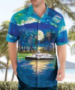 Seattle Fire Department, Washington Fire Boat Leschi Hawaiian Shirt Gift For Summer Vacation Product Photo 3