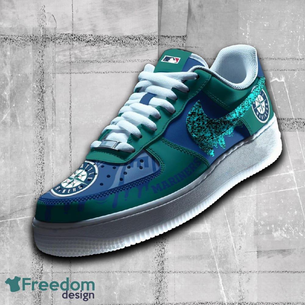 Seattle Mariners MLB AF1 Shoes Graphic All Over Print Gift Air Force 1 Sneaker image Seattle Mariners MLB AF1 Shoes Graphic All Over Print Gift Air Force 1 Sneaker - Seattle Mariners MLB AF1 Shoes Graphic All Over Print Gift Air Force 1 Sneaker