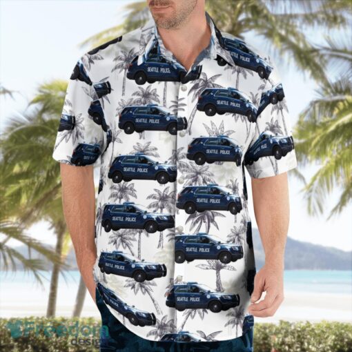 Seattle Police Department (SPD) Seattle, Washington Hawaiian Shirt Beach Summer Gift Product Photo 4