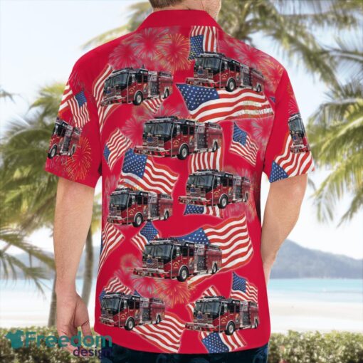 Sebring, Florida, West Sebring Volunteer Fire Department Beach Hawaiian Shirt Product Photo 2