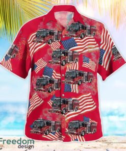 Sebring, Florida, West Sebring Volunteer Fire Department Beach Hawaiian Shirt Product Photo 3