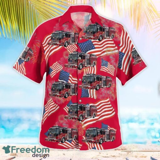 Sebring, Florida, West Sebring Volunteer Fire Department Beach Hawaiian Shirt Product Photo 3