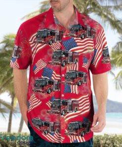 Sebring, Florida, West Sebring Volunteer Fire Department Beach Hawaiian Shirt Product Photo 4