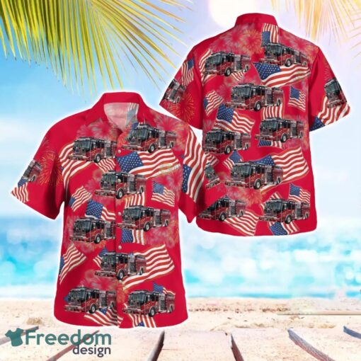 Sebring, Florida, West Sebring Volunteer Fire Department Beach Hawaiian Shirt Product Photo 1