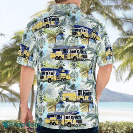 Selbyville, Sussex County, Delaware, Selbyville Volunteer Fire Company Beach Hawaiian Shirt Product Photo 2