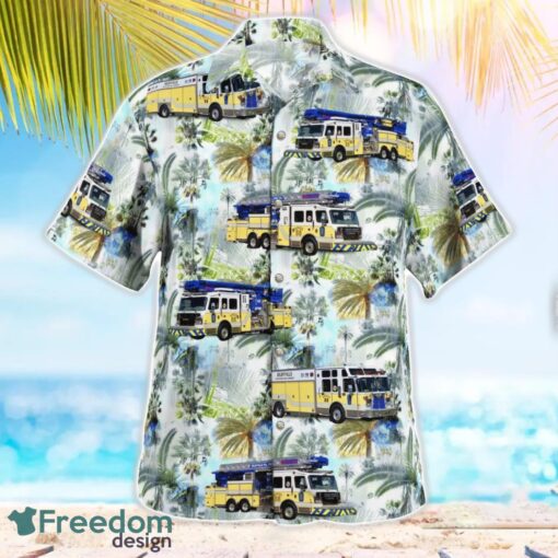 Selbyville, Sussex County, Delaware, Selbyville Volunteer Fire Company Beach Hawaiian Shirt Product Photo 3