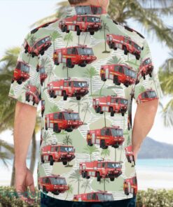 Shropshire, England, United Kingdom, RAF Shawbury Fire Dept Hawaiian Shirt Summer Beach Gift Product Photo 2