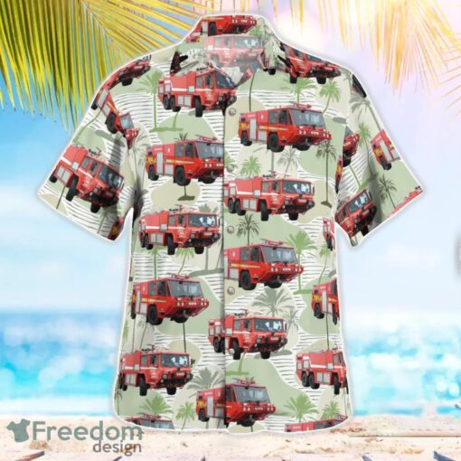 Shropshire, England, United Kingdom, RAF Shawbury Fire Dept Hawaiian Shirt Summer Beach Gift Product Photo 3