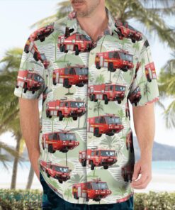 Shropshire, England, United Kingdom, RAF Shawbury Fire Dept Hawaiian Shirt Summer Beach Gift Product Photo 4