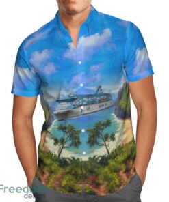 Silja Line MS Galaxy Summer Hawaiian Shirt Product Photo 2