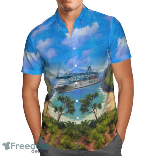 Silja Line MS Galaxy Summer Hawaiian Shirt Product Photo 2