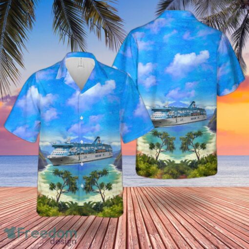 Silja Line MS Galaxy Summer Hawaiian Shirt Product Photo 1