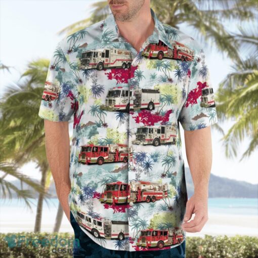 Smithfield, Isle of Wight County, Virginia, Smithfield Volunteer Fire Department Hawaiian Shirt Men Women Beach Shirt Product Photo 3