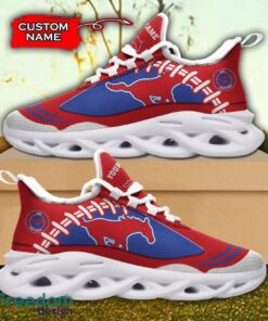 SMU Mustangs NCAA Max Soul Shoes Big Logo And Custom Name Sneakers For Men Women Product Photo 2