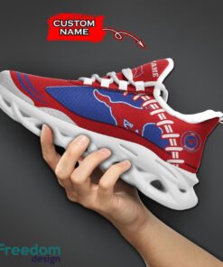 SMU Mustangs NCAA Max Soul Shoes Big Logo And Custom Name Sneakers For Men Women Product Photo 5