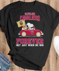 Snoopy Woodstock Cleveland Cavaliers Forever Not Just When We Win Shirt