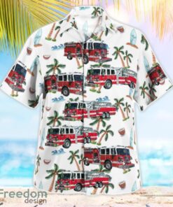 Somers, New York, Somers Volunteer Fire Department Tropical 3D Hawaiian Shirt Gift For Summer Product Photo 2