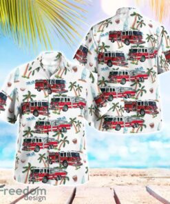 Somers, New York, Somers Volunteer Fire Department Tropical 3D Hawaiian Shirt Gift For Summer Product Photo 1